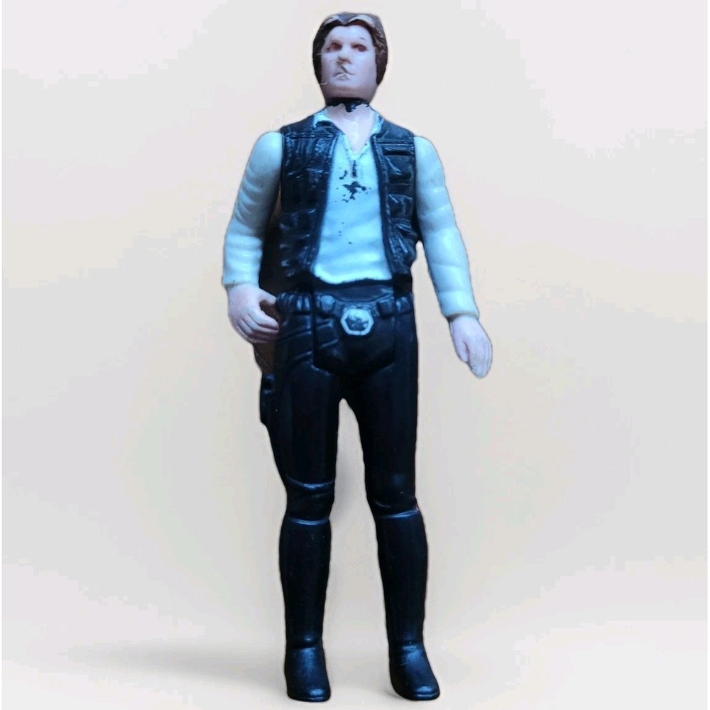 Vintage Star Wars 1977 Han Solo Small Head Original Kenner Action Figure